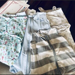 Bundle of baby sleep sacks